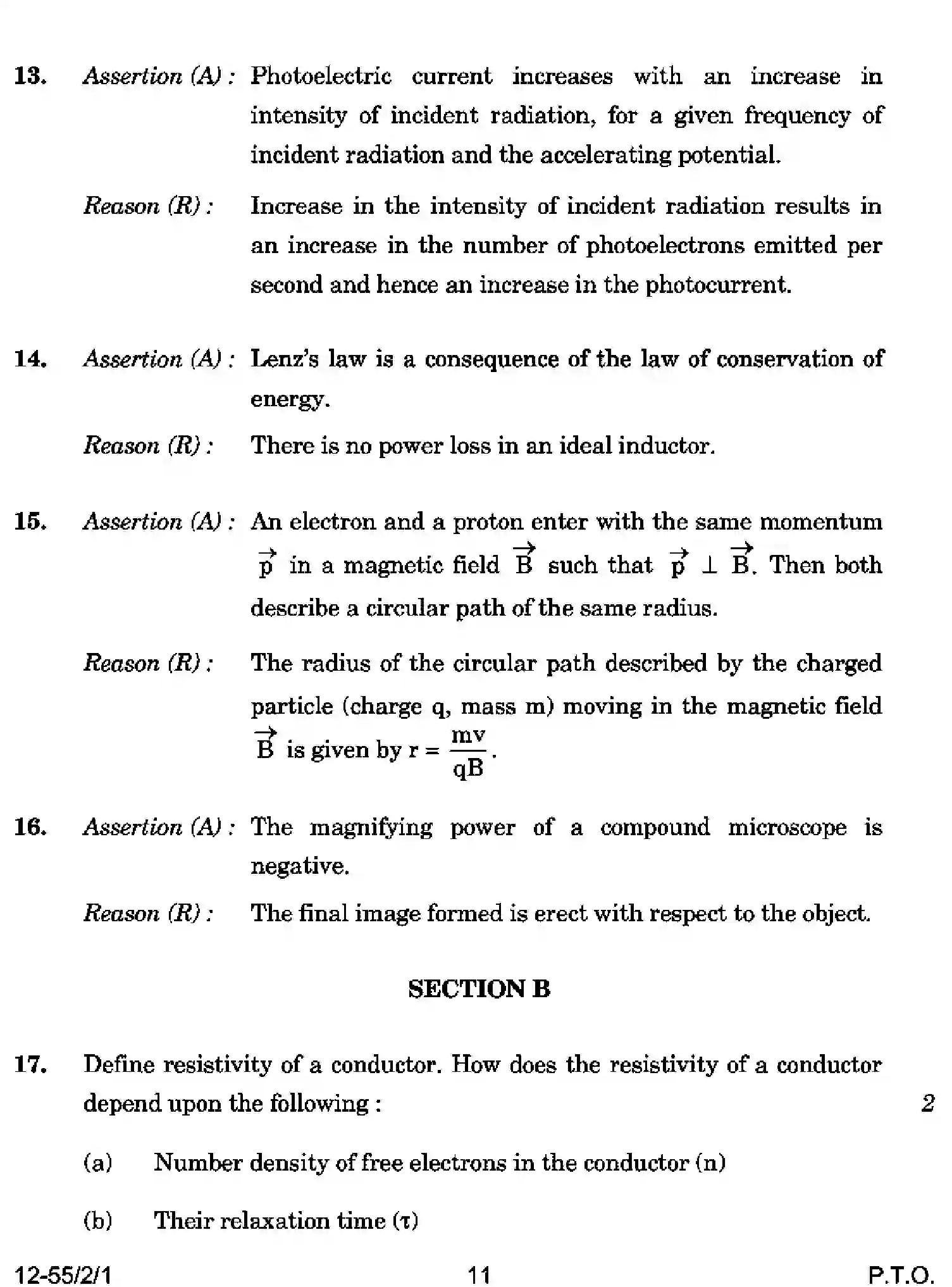 CBSE-Class-12-Previous-Year-Question-Papers-PHYSICS-P2QRS-2-SET-1-Page-11 Image