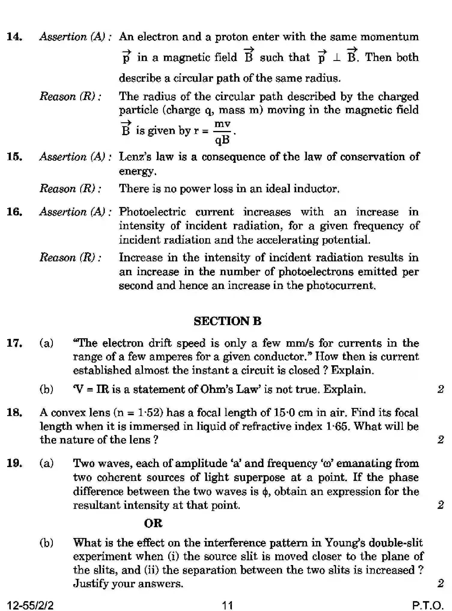 CBSE-Class-12-Previous-Year-Question-Papers-PHYSICS-P2QRS-2-SET-2-Page-11 Image