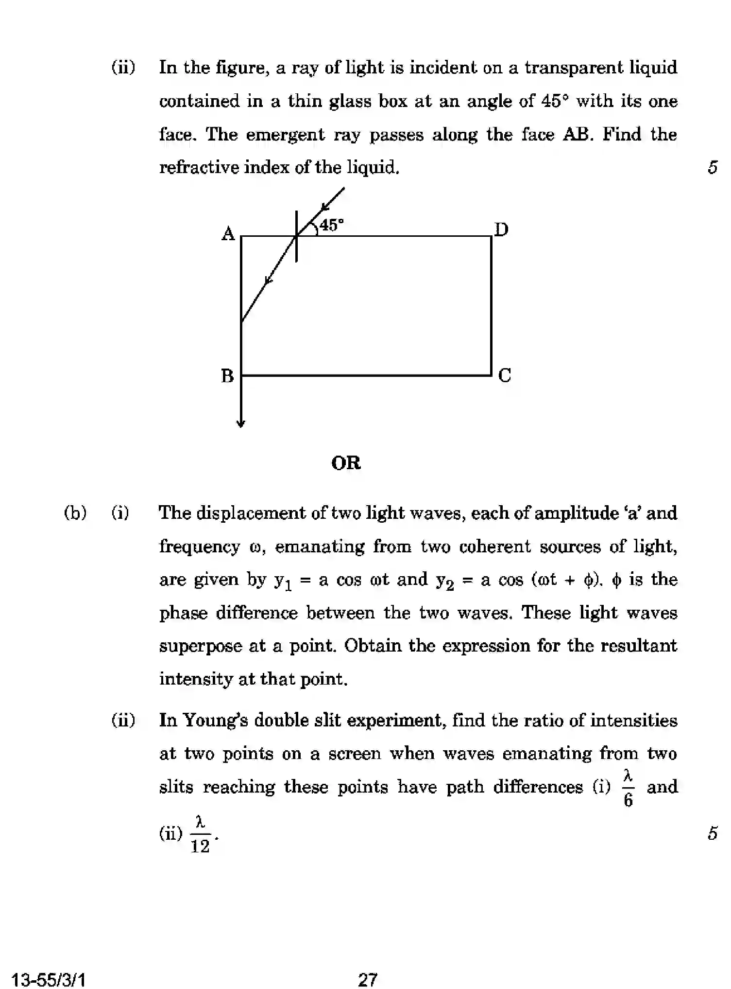 CBSE-Class-12-Previous-Year-Question-Papers-PHYSICS-S3RQP-3-SET-1-Page-27 Image