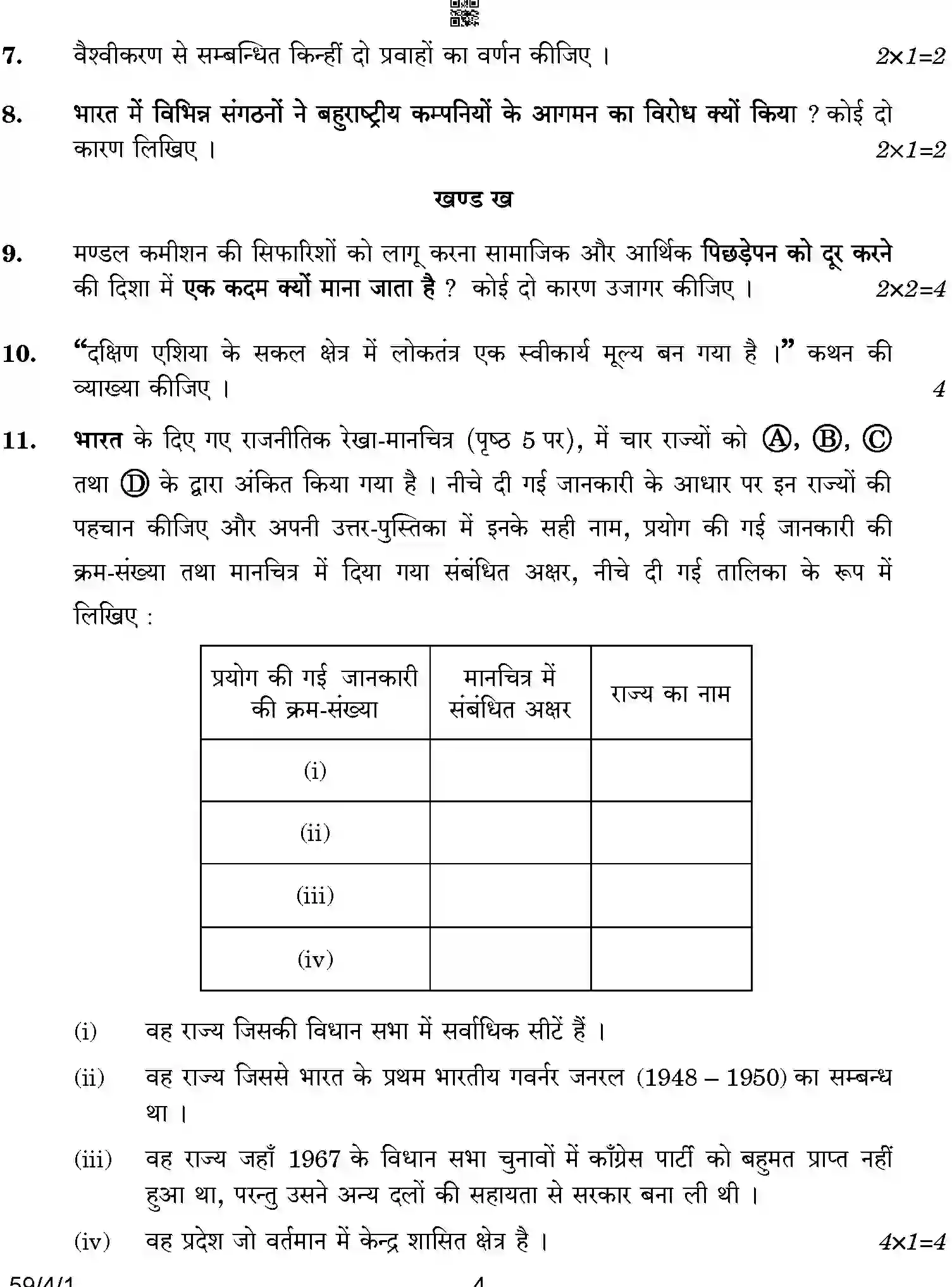 CBSE-Class-12-Previous-Year-Question-Papers-POLITICAL-SCIENCE-BCDA2-4-SET-1-Page-4 Image