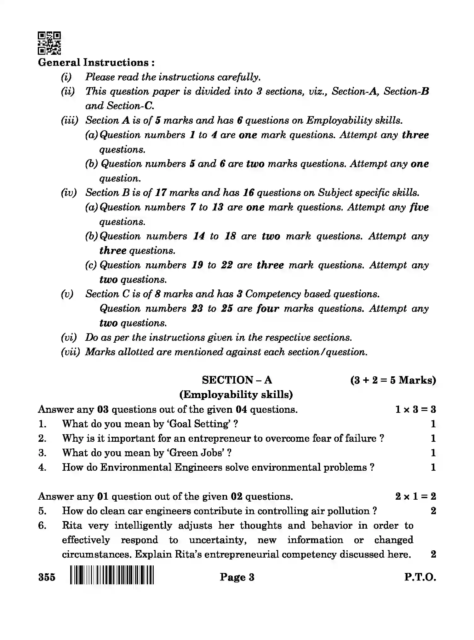 CBSE-Class-12-Previous-Year-Question-Papers-SALESMANSHIP-ABA-SET-4-Page-3 Image