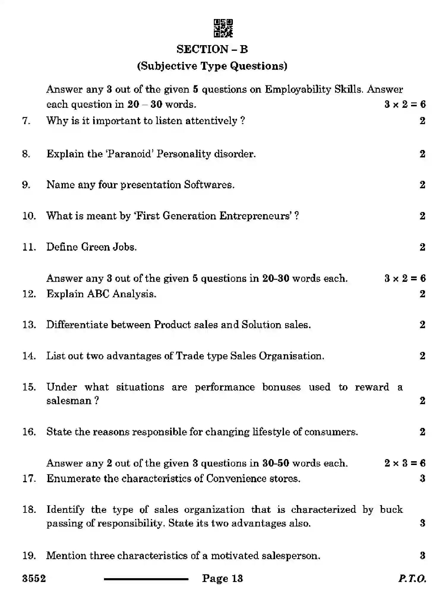 CBSE-Class-12-Previous-Year-Question-Papers-SALESMANSHIP-RQPS-SET-4-Page-13 Image