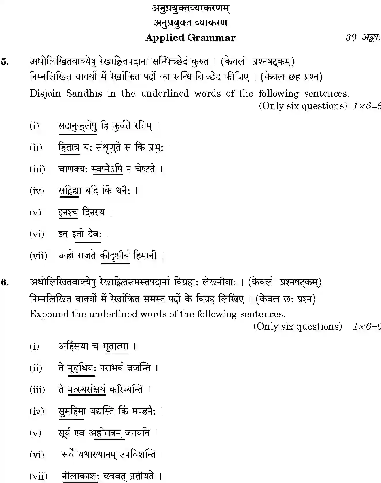 CBSE-Class-12-Previous-Year-Question-Papers-SANSKRIT-CORE-BVM-SET-4-Page-6 Image