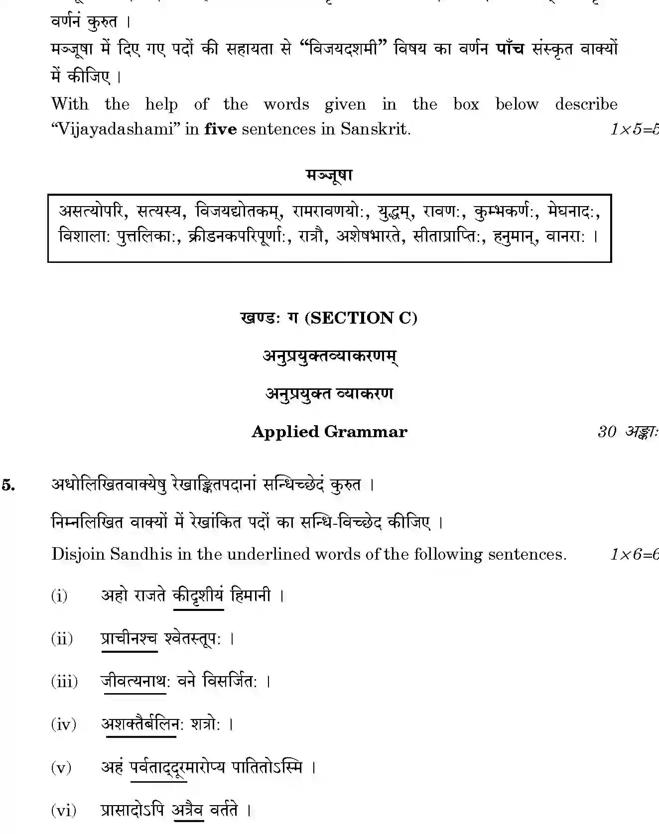 CBSE-Class-12-Previous-Year-Question-Papers-SANSKRIT-CORE-SGN-SET-4-Page-6 Image