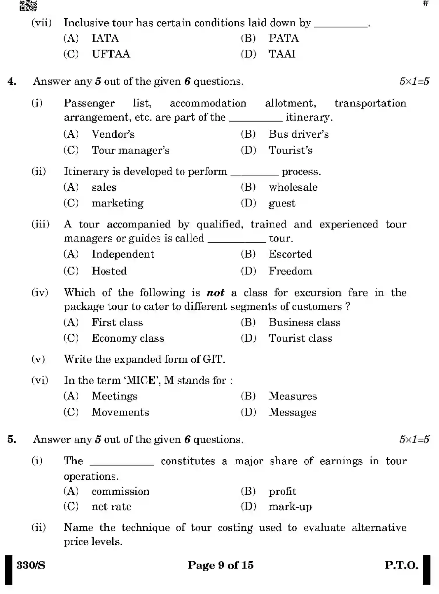 CBSE-Class-12-Previous-Year-Question-Papers-TOURISM-WXYZ-S-SET-4-Page-9 Image