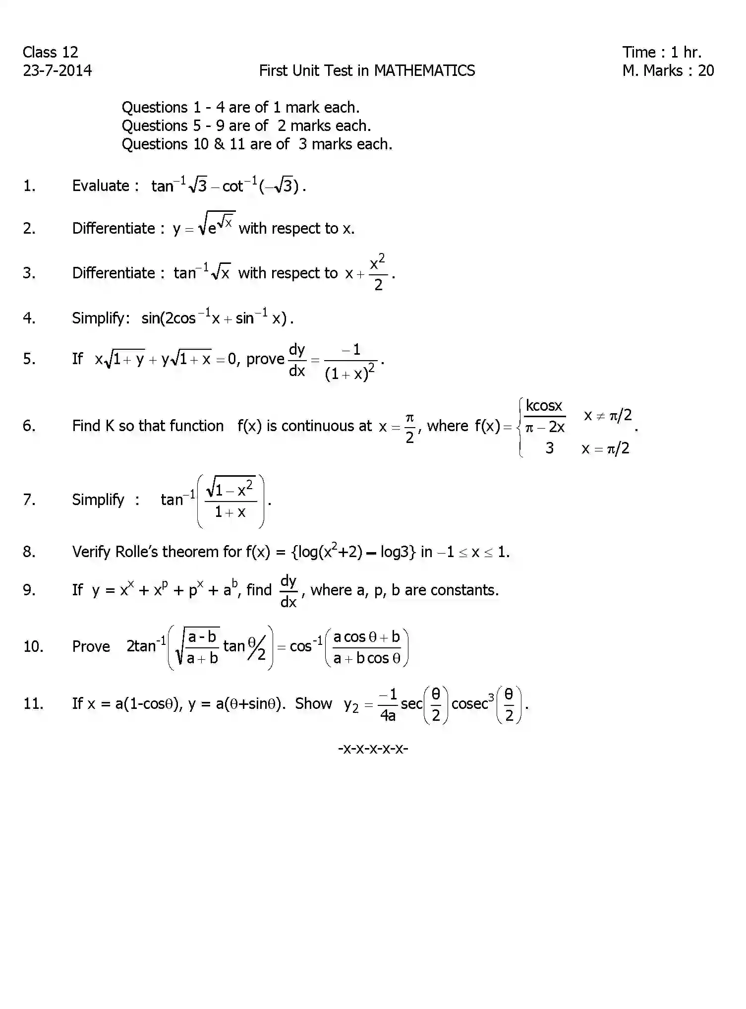 CBSE-Class-12-Previous-Year-Question-Papers-UT1-MATHEMATICS-Page-1 Image