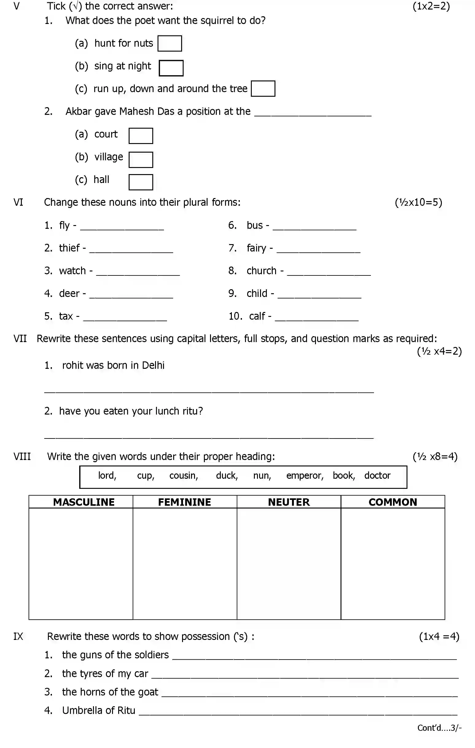 CBSE-Class-3-Previous-Year-Question-Papers-A1-ENGLISH-Page-2 Image