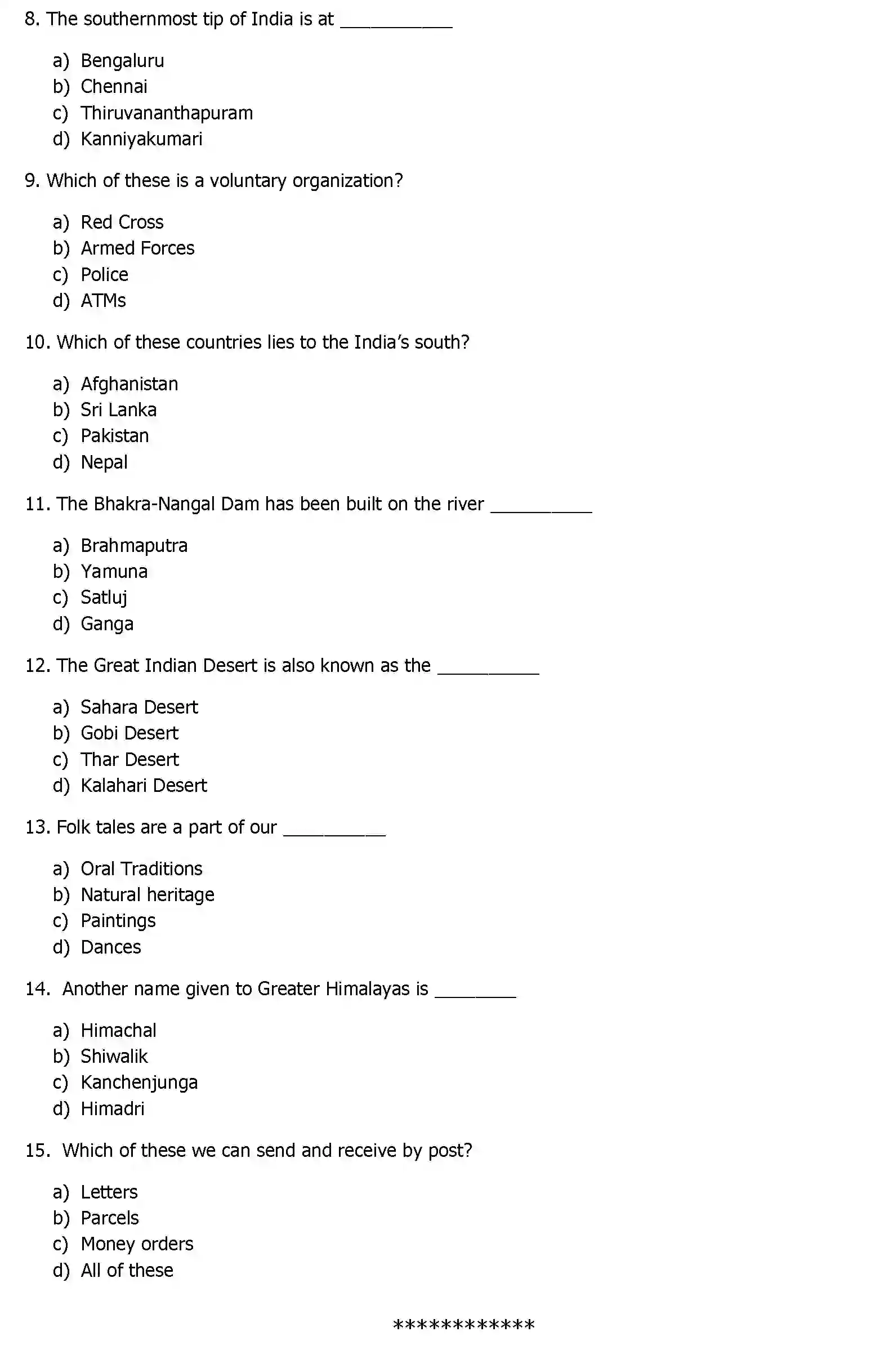 CBSE-Class-4-Previous-Year-Question-Papers-A1-SOCIAL-SCIENCE-Page-2 Image