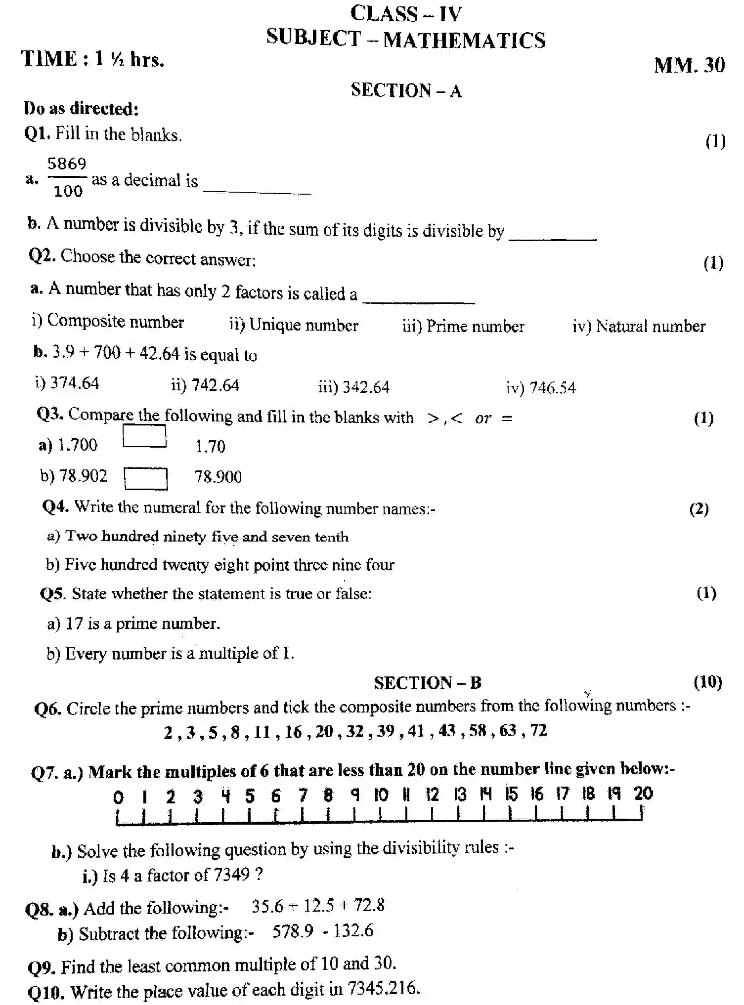 CBSE-Class-4-Previous-Year-Question-Papers-ERIODIC-TEST-2-MATHEMATICS-080524-Page-1 Image