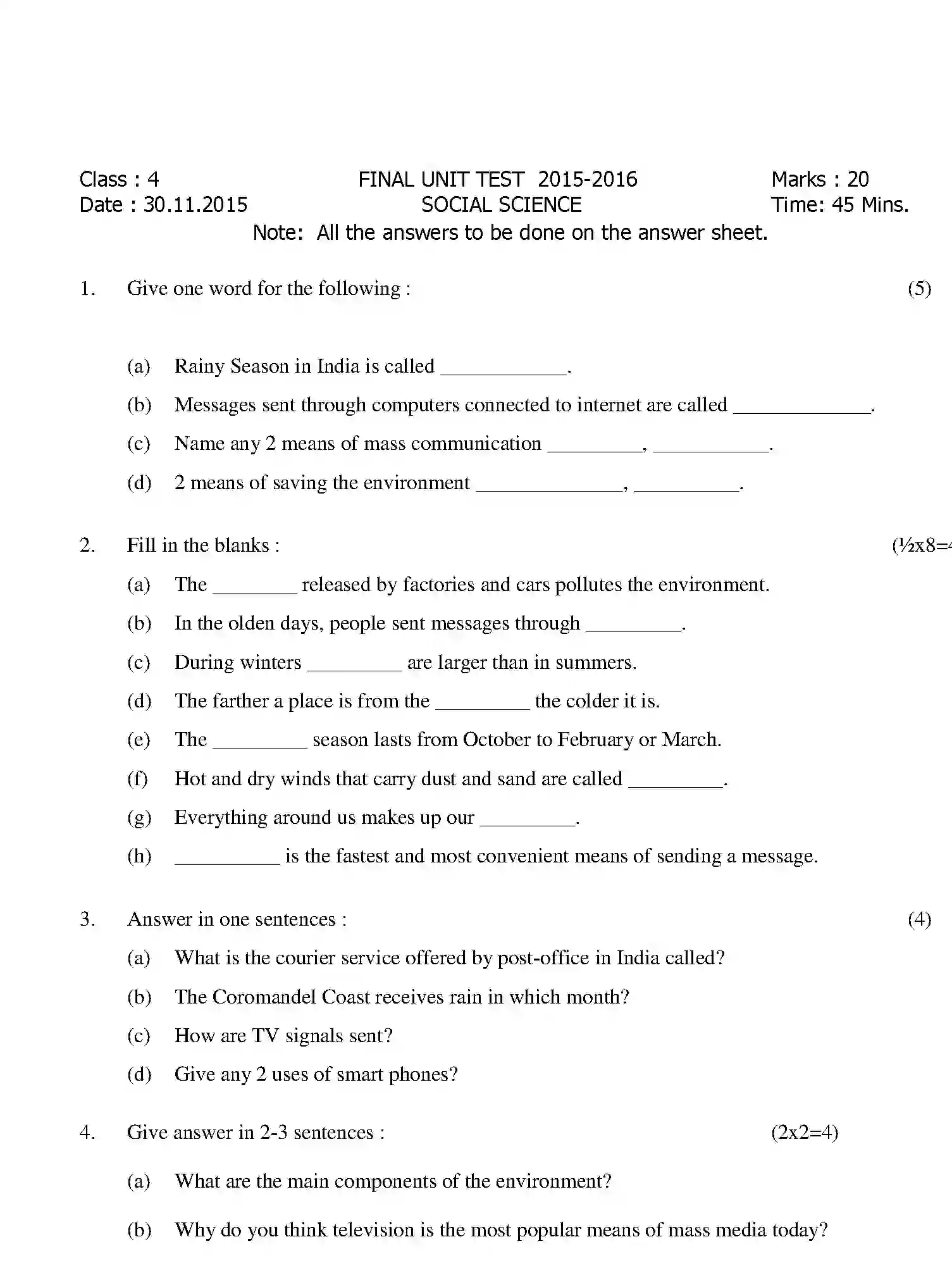 CBSE-Class-4-Previous-Year-Question-Papers-T3-SOCIAL-SCIENCE-Page-1 Image