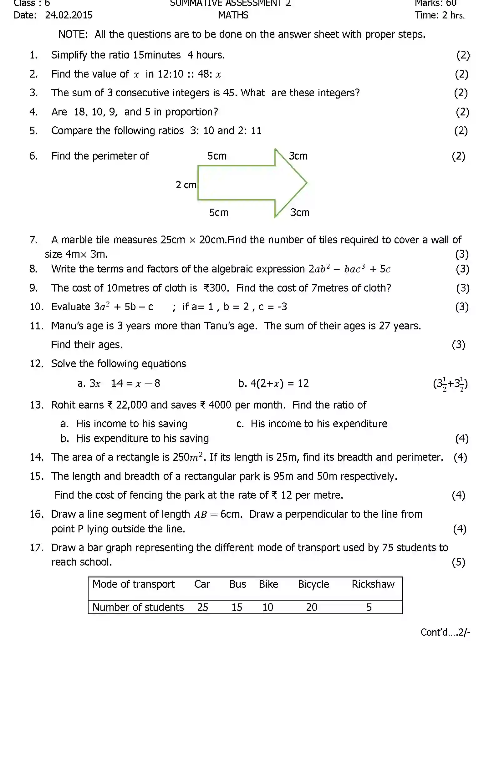 CBSE-Class-6-Previous-Year-Question-Papers-A2-MATHEMATICS-Page-2 Image