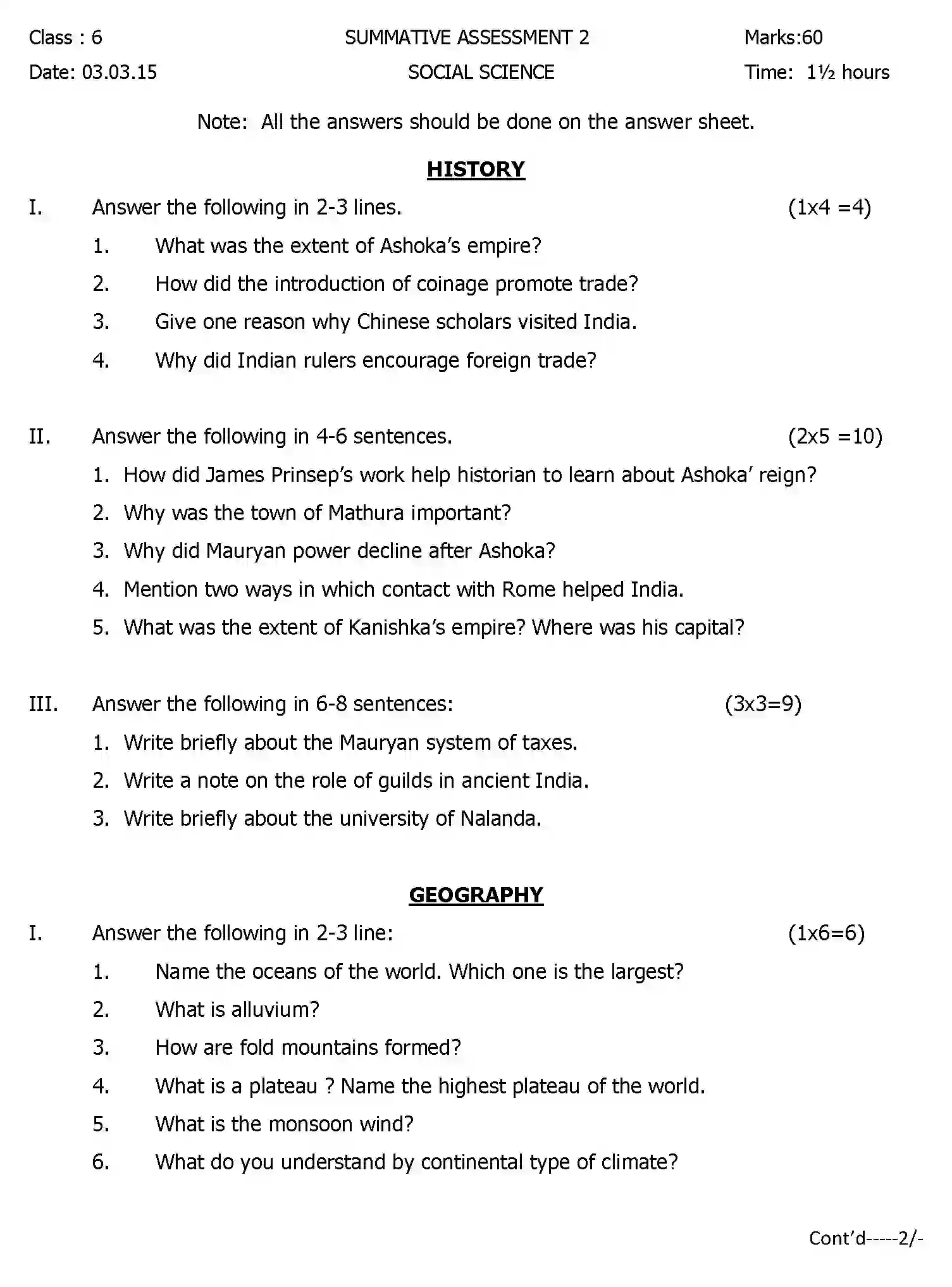 CBSE-Class-6-Previous-Year-Question-Papers-A2-SOCIAL-SCIENCE-Page-3 Image