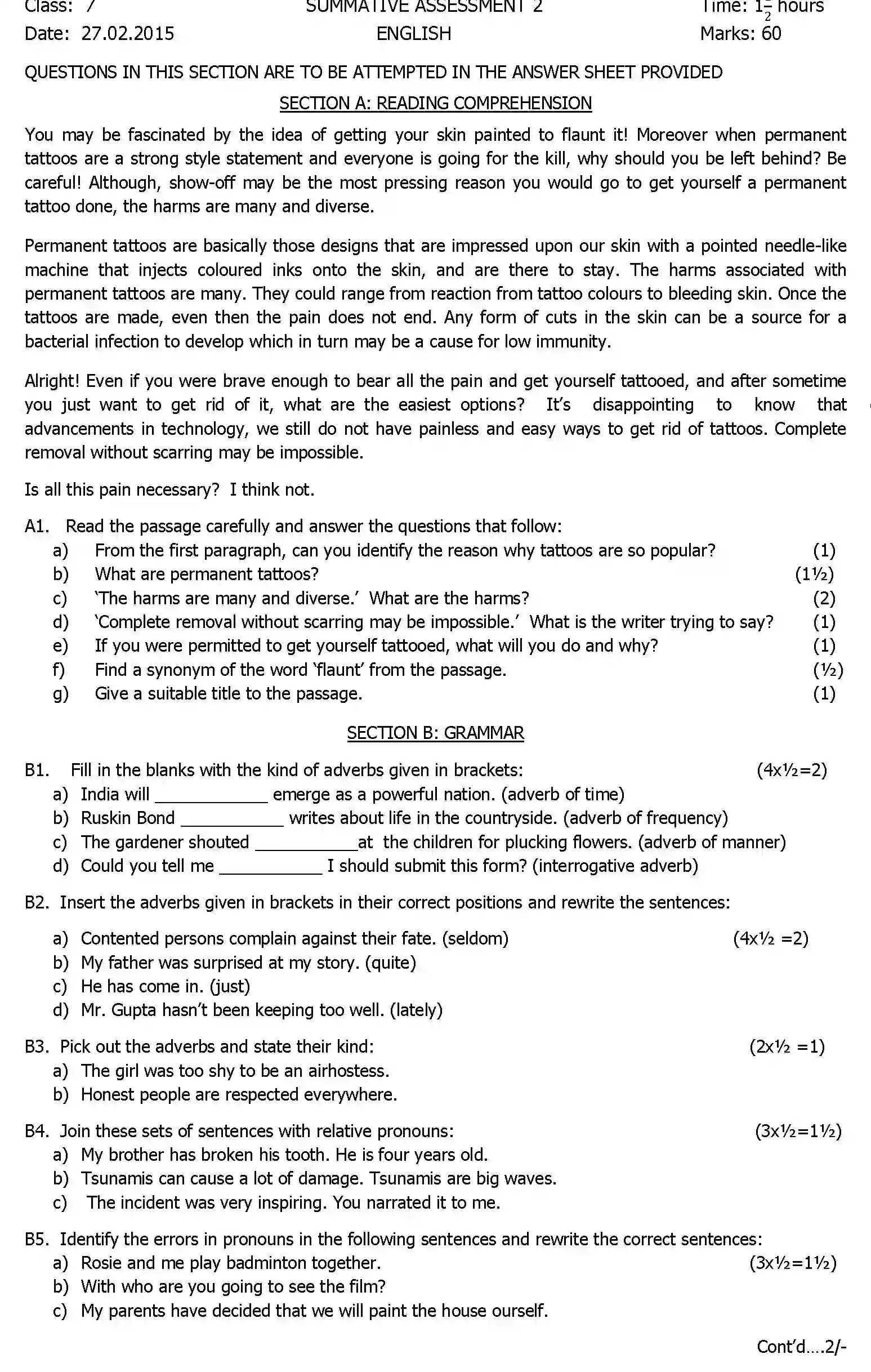 CBSE-Class-7-Previous-Year-Question-Papers-A2-ENGLISH-Page-1 Image
