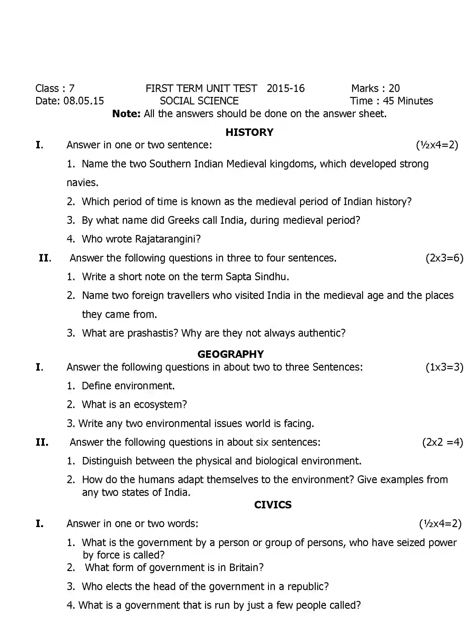 CBSE-Class-7-Previous-Year-Question-Papers-T1-SOCIAL-SCIENCE-Page-1 Image