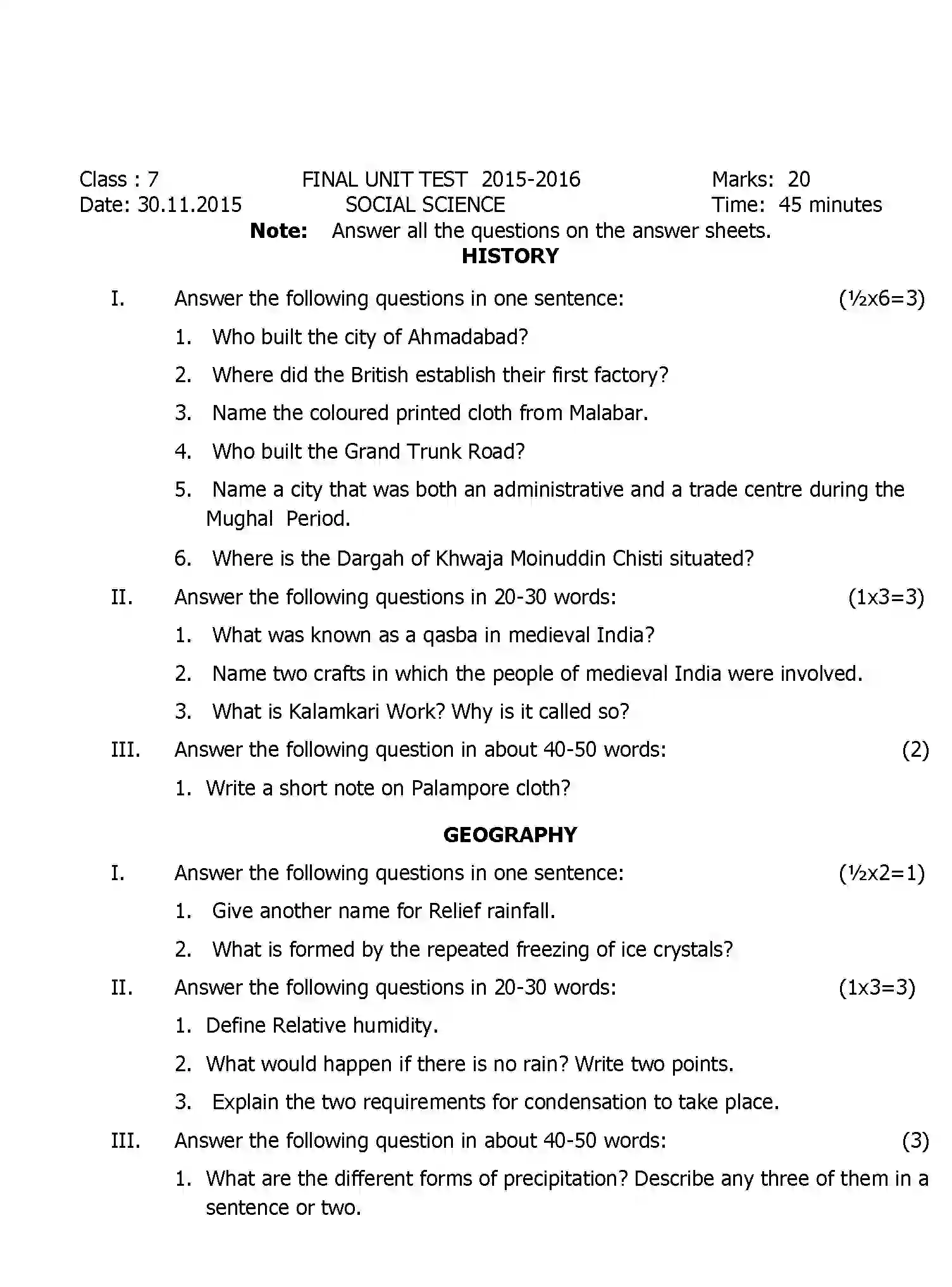 CBSE-Class-7-Previous-Year-Question-Papers-T3-SOCIAL-SCIENCE-Page-1 Image