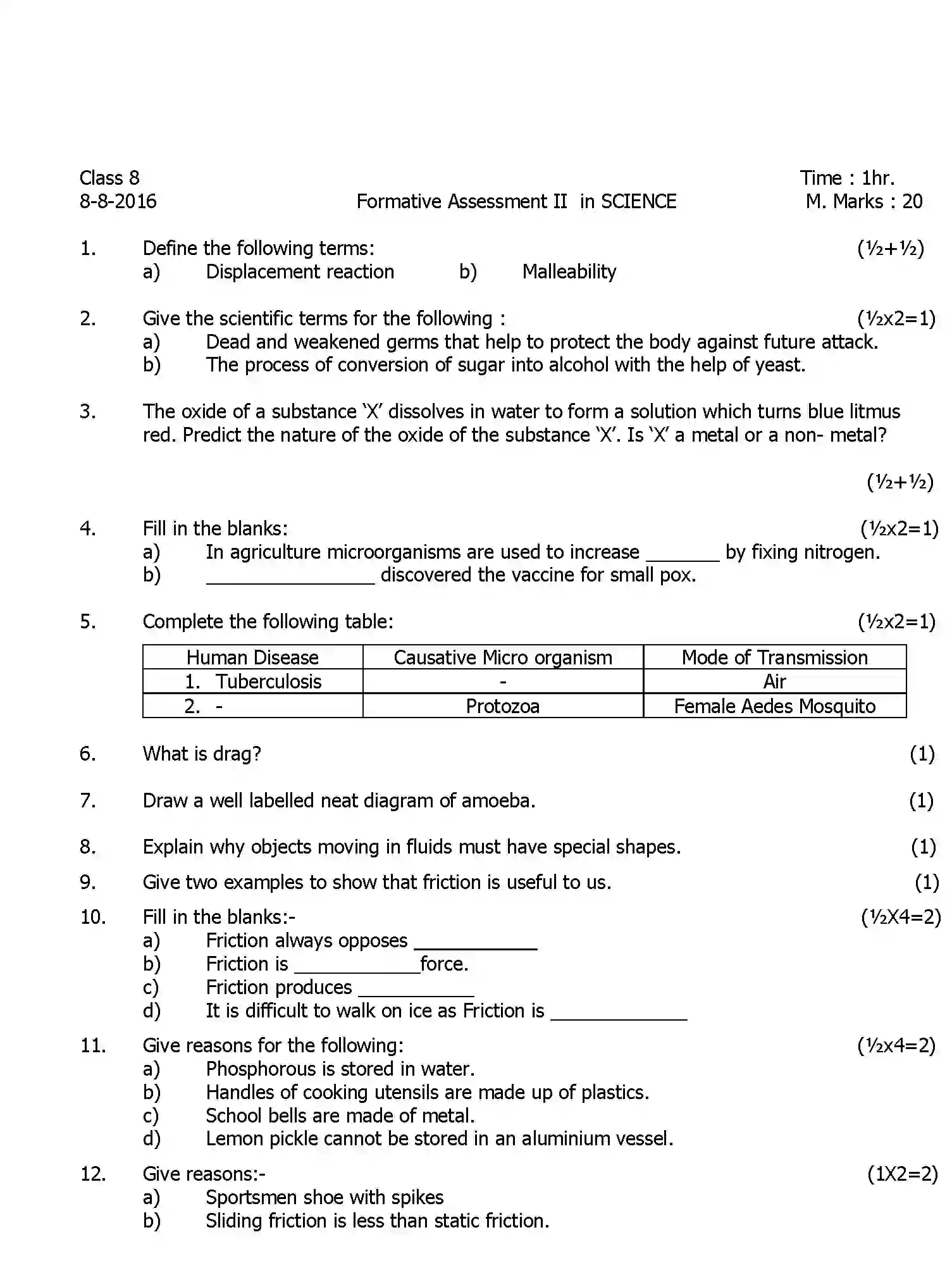 CBSE-Class-8-Previous-Year-Question-Papers-A2-SCIENCE-FA-2-Page-1 Image