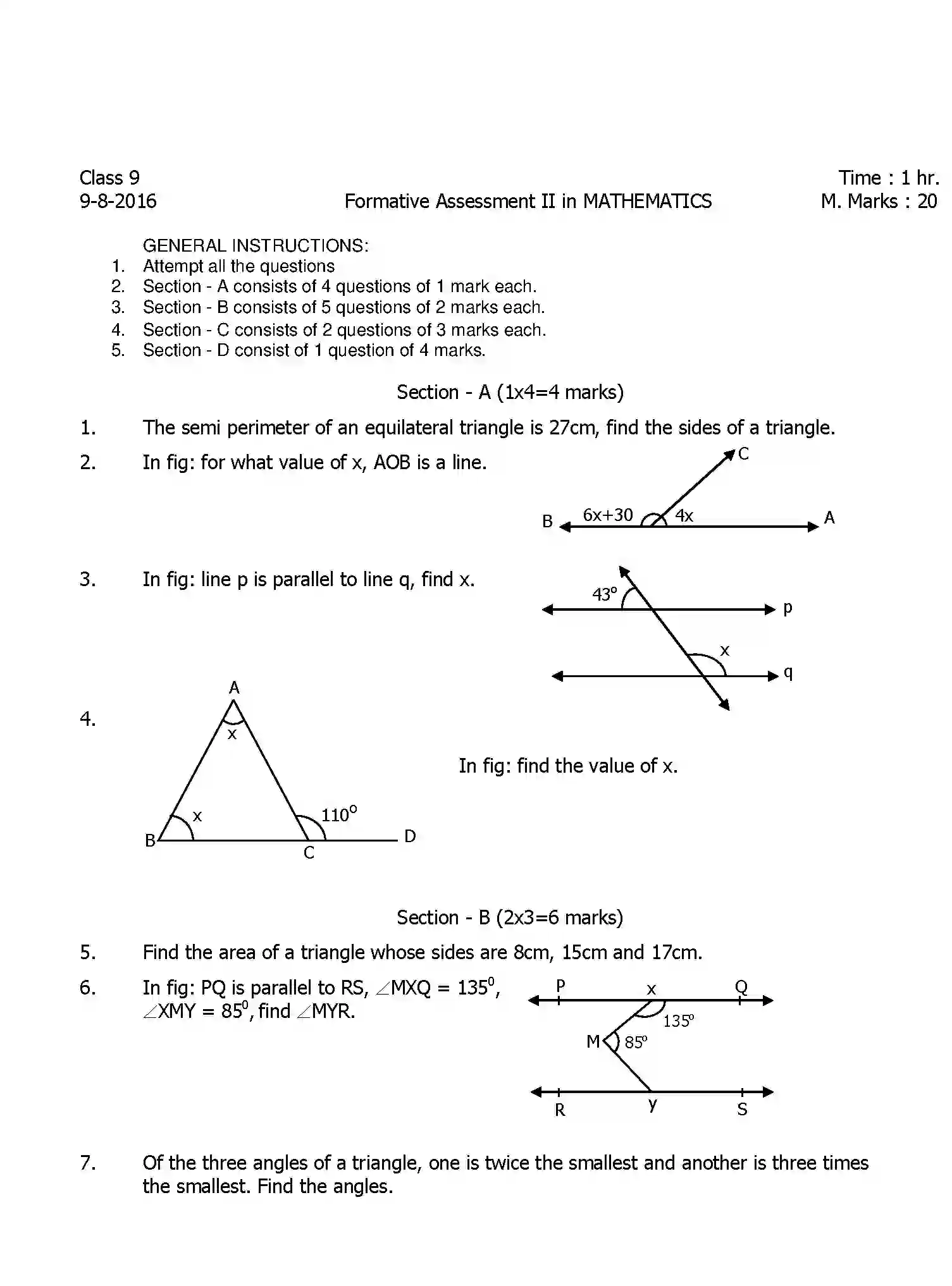 CBSE-Class-9-Previous-Year-Question-Papers-A2-MATHEMATICS-FA-2-Page-1 Image