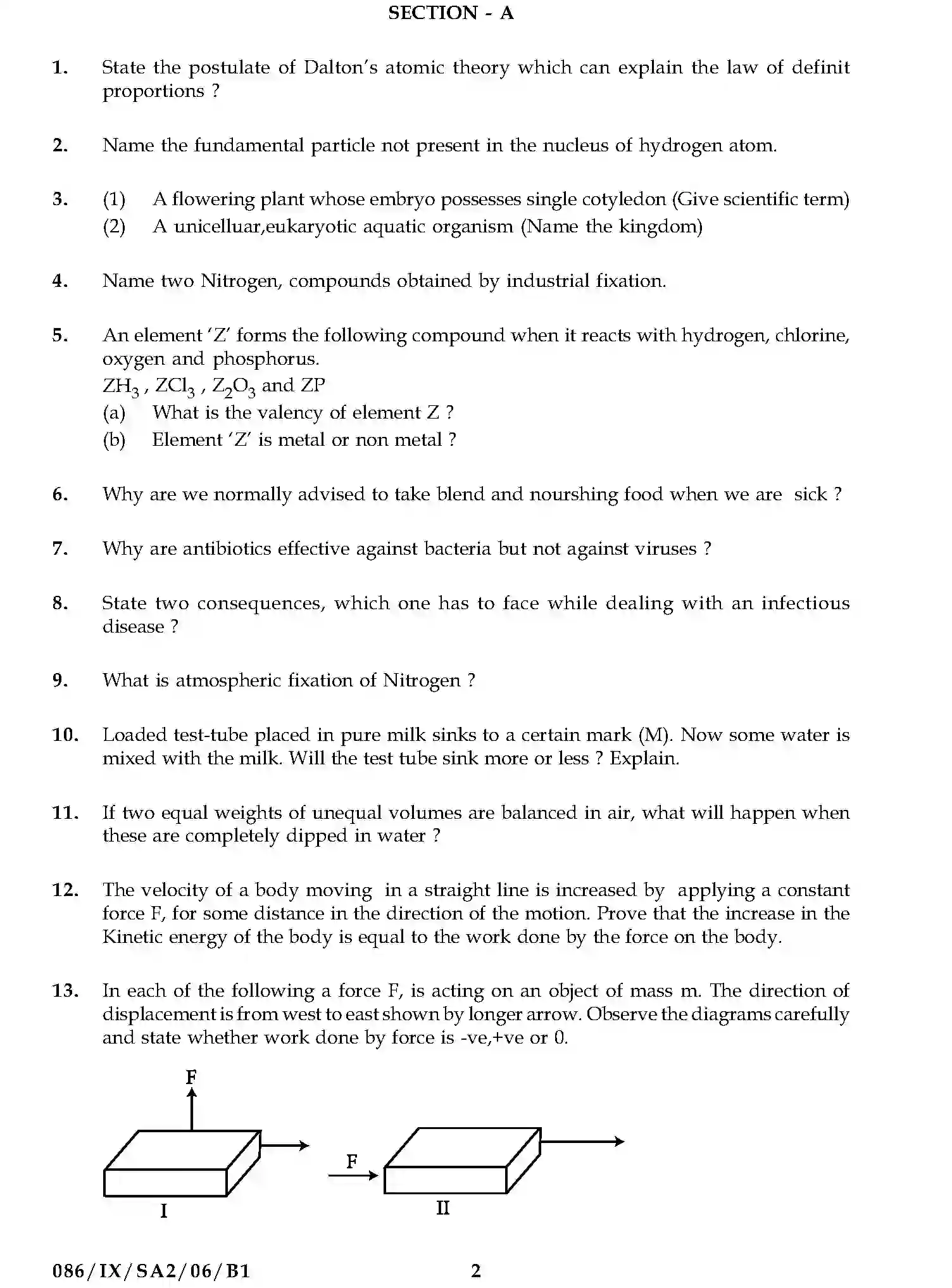 CBSE-Class-9-Previous-Year-Question-Papers-A2-SCIENCE-SET-1-Page-2 Image