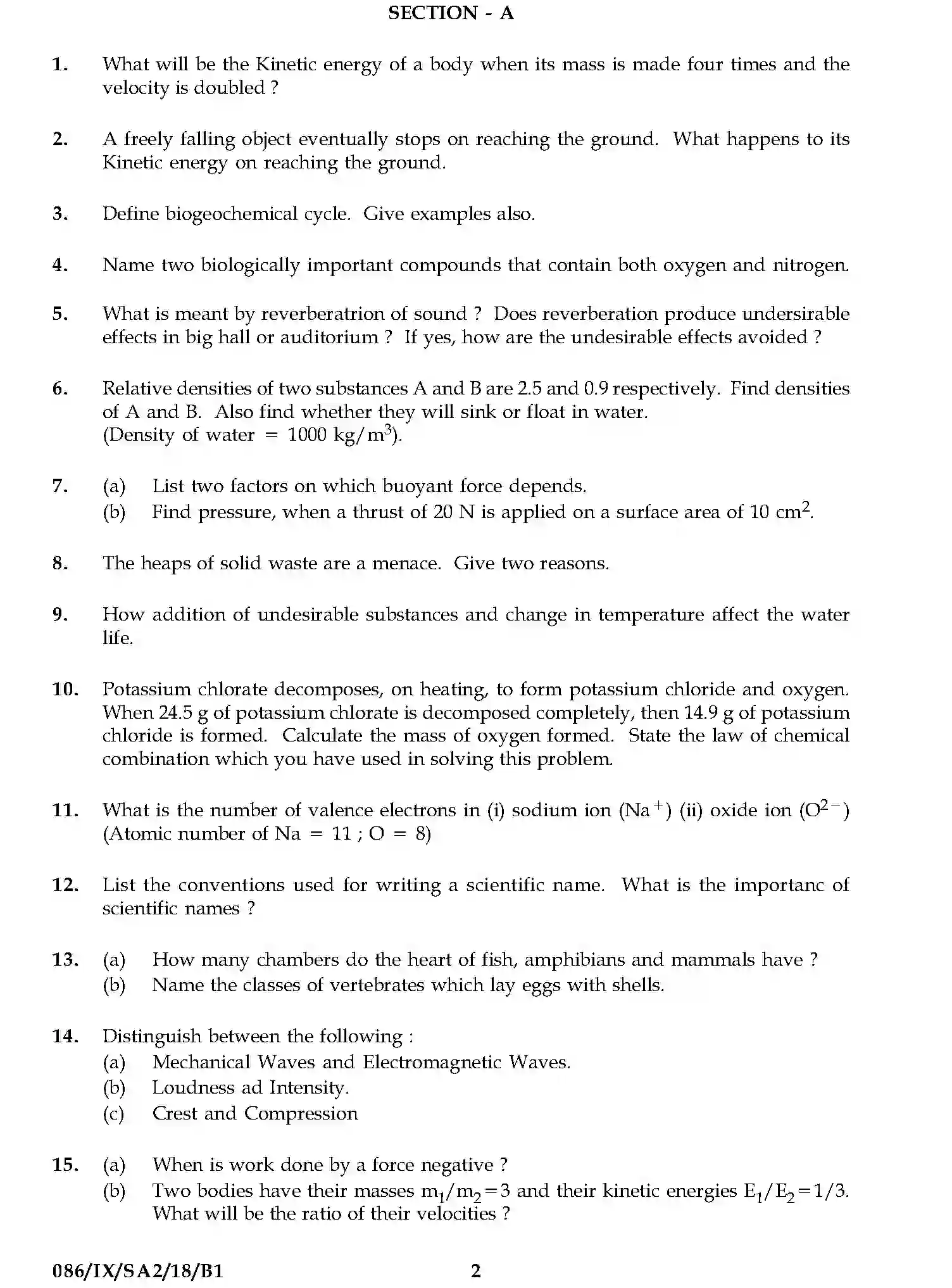 CBSE-Class-9-Previous-Year-Question-Papers-A2-SCIENCE-SET-11-Page-2 Image
