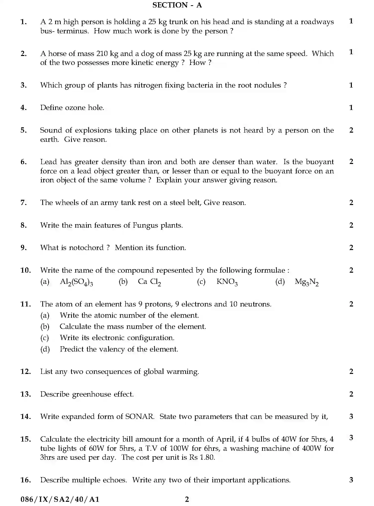 CBSE-Class-9-Previous-Year-Question-Papers-A2-SCIENCE-SET-9-Page-2 Image