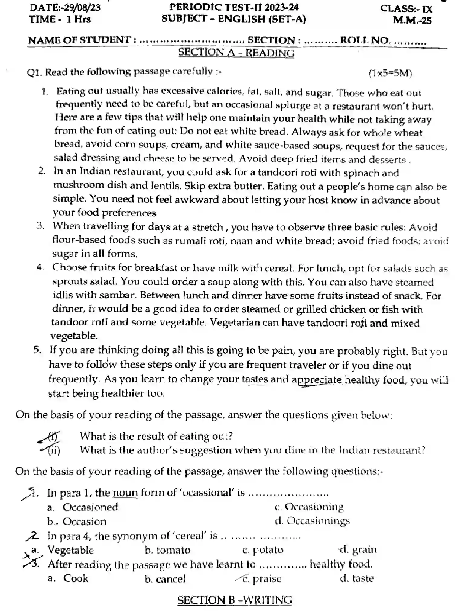 CBSE-Class-9-Previous-Year-Question-Papers-ERIODIC-TEST-2-ENGLISH-SET-A-181223-AUG-Page-1 Image