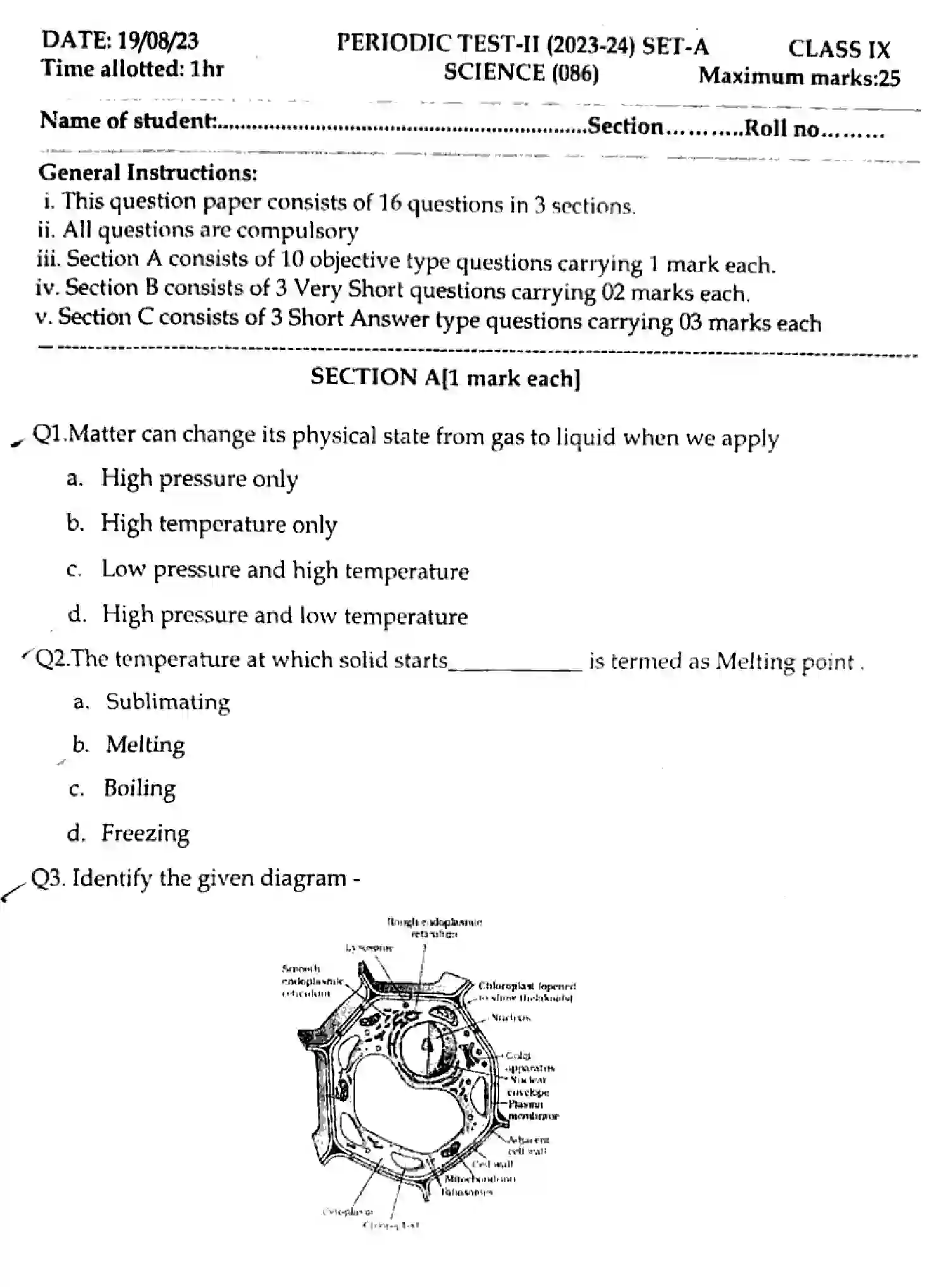 CBSE-Class-9-Previous-Year-Question-Papers-ERIODIC-TEST-2-SCIENCE-SET-A-181223-AUG-Page-1 Image