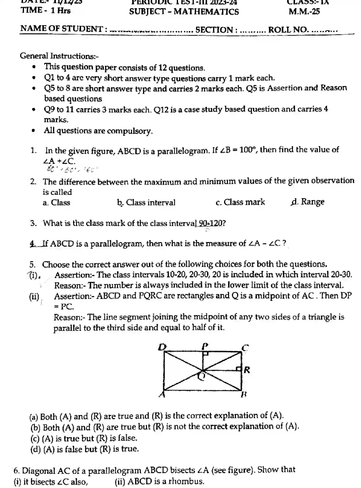 CBSE-Class-9-Previous-Year-Question-Papers-ERIODIC-TEST-3-MATHEMATICS-131223-DEC-Page-1 Image