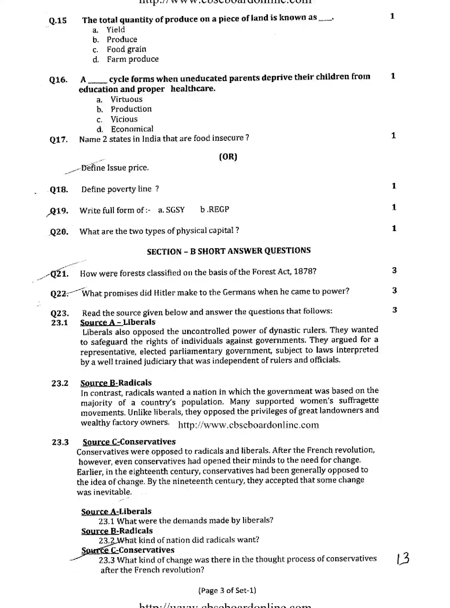 CBSE-Class-9-Previous-Year-Question-Papers-OCIAL-SCIENCE-SET-1-Page-3 Image