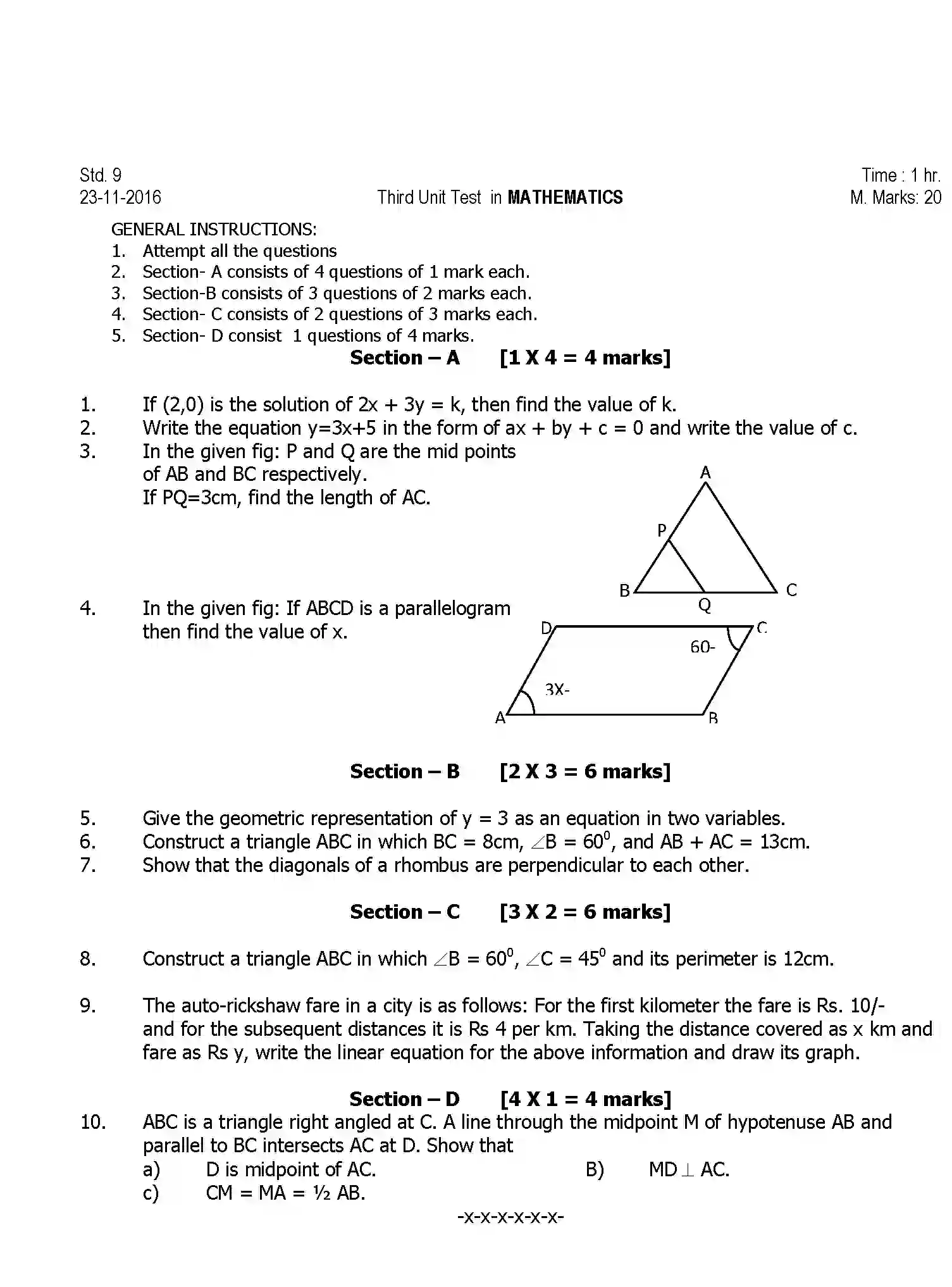 CBSE-Class-9-Previous-Year-Question-Papers-T3-MATHEMATICS-Page-1 Image